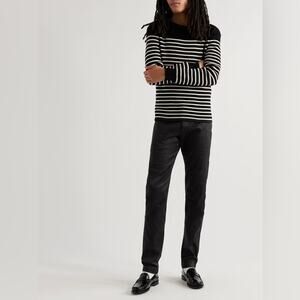 Saint Laurent Paris D02 M/SK-LW Black Slim Fit Jeans Sz 32